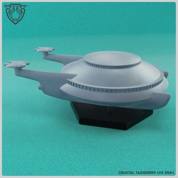 Dr Who - Dalek Invasion of Earth 2150 Flying Saucer - 3D Printed