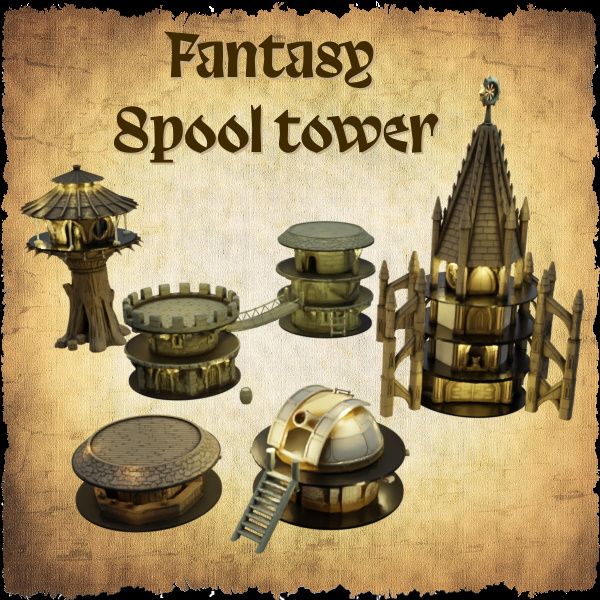 Fantasy Spool Tower