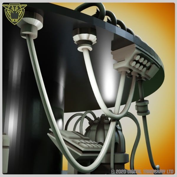 Sci-Fi Spool Tower: Wiring