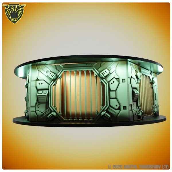 Sci-Fi Spool Tower: Lazer Prison