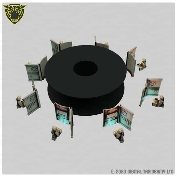 Sci-Fi Spool Tower: Outrage Agitator Assembly