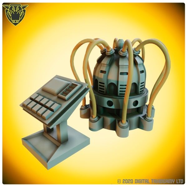 Sci-Fi Spool Tower: Reactor