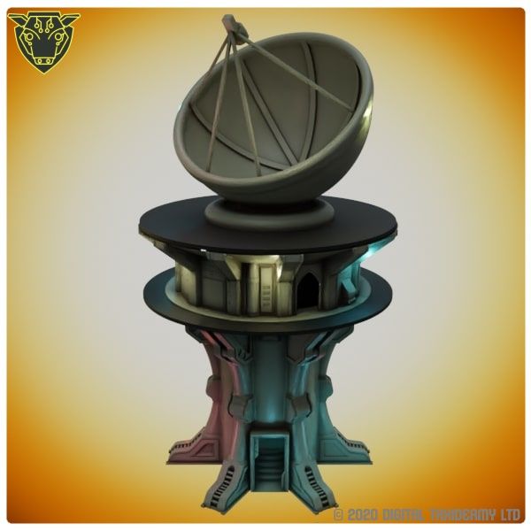 Sci-Fi Spool Tower: Radar Dice Tower