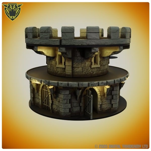Fantasy Spool Tower: Castle Ramparts