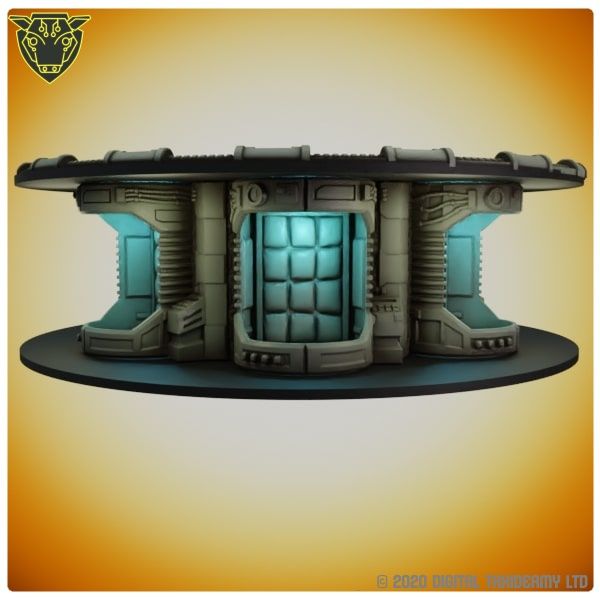 Sci-Fi Spool Tower: Cryo Pods