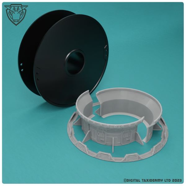 Sci-Fi Spool Tower 2: Hab Block Assembly